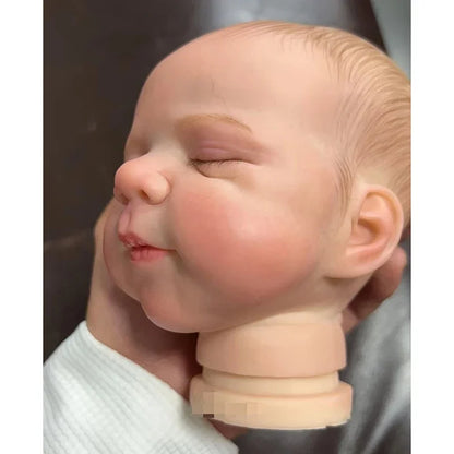 19inch Painted Kit Pascale Reborn Doll Parts Sleeping Baby with 3D Skin Painted Visible Veins Included Cloth Body
