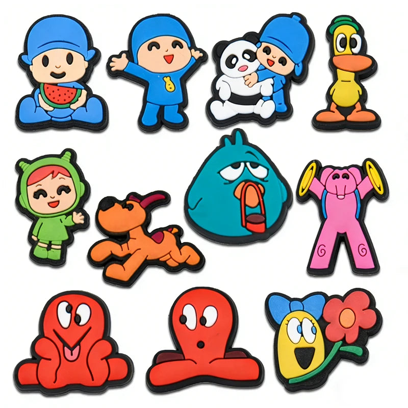 17pcs Octonauts Shoe Charms DIY Kit | Underwater Rescue Theme | Fit Crocs, Bubble Slides  Kids Sandals PVC Decorations Fan Gifts