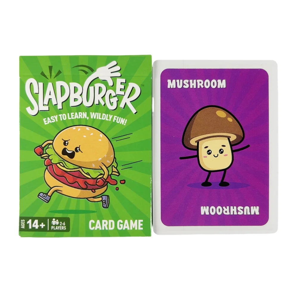 1/3/5/10 Pcs Slapburger Card Game Fast Paced Kids and Family Games Fun Card Game for Birthdays Classroom Camping Game Wholesale