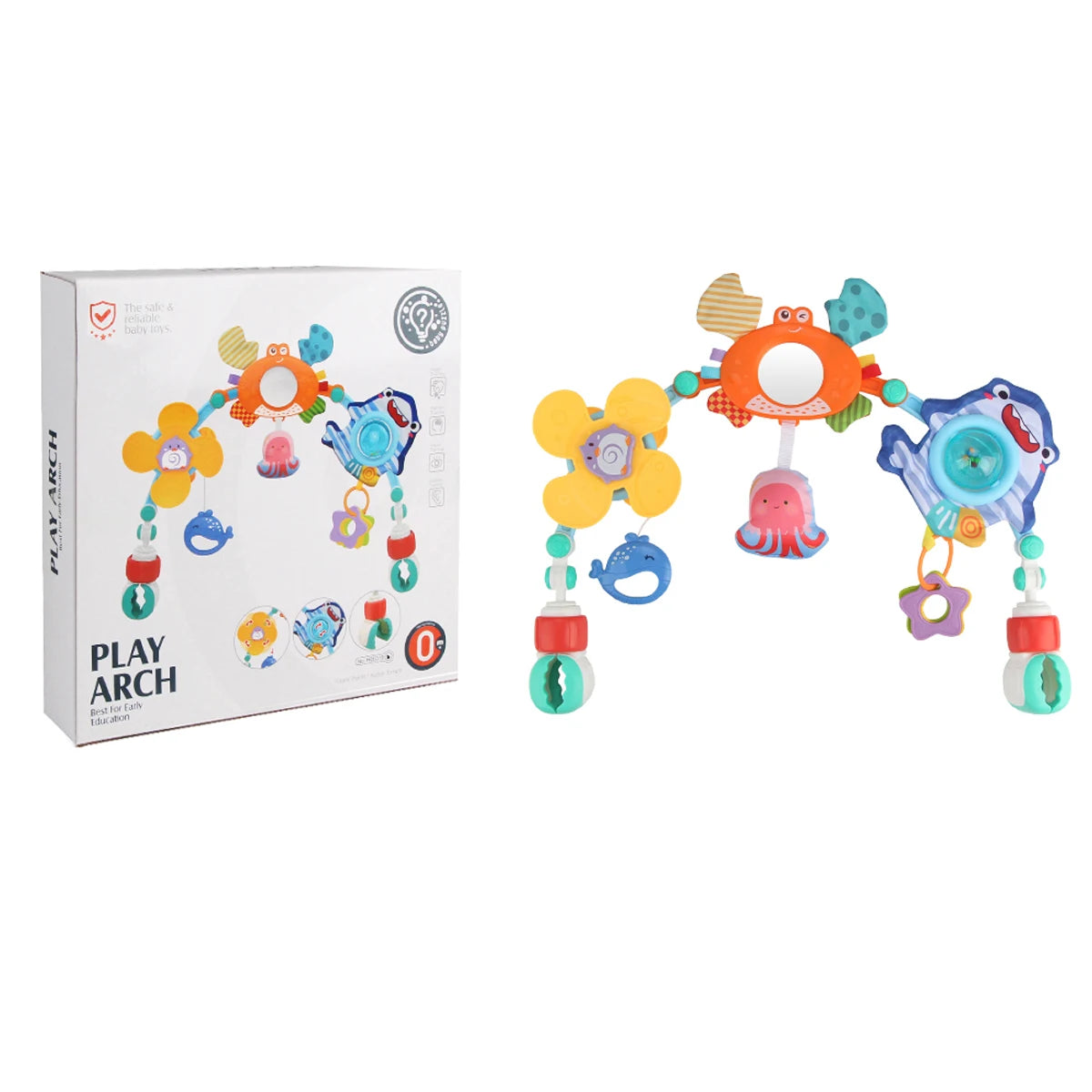 Baby Stroller Arch Toys Pram Activity Arch Toys Development Arch Baby Car Seat Toys Bouncer Toy Sensory  Fine Motor Skills Toys