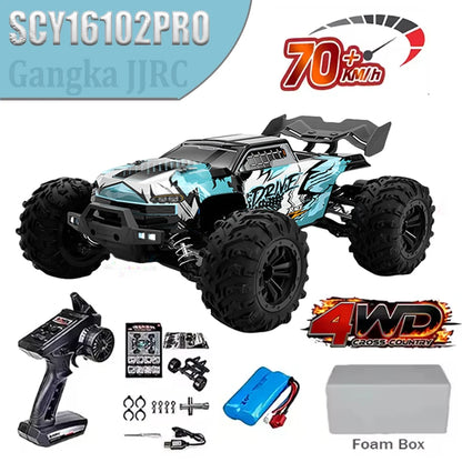 1:16 SCY 16101PRO 16102PRO 16103PRO 4WD Brushless RC Car 70km/h High Speed Off Road Racing Car Remote Control Toy Car Gift