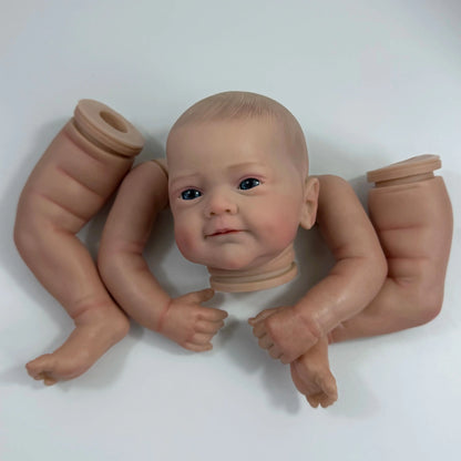 19 inches Already Painted Bebe Sanya Doll Kits Vinyl Reborn Doll Unassembled DIY Reborn Doll Kit Gift for Doll Collector