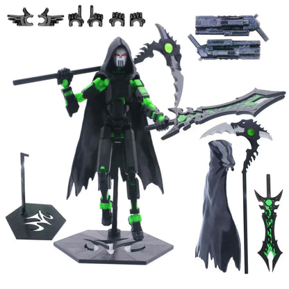 Hot 13 Action Figure Dummy Death Swordsman Titan 13 Action Figures T13 Multi-Jointed Movable Lucky 13 Action Figure Nova Gift