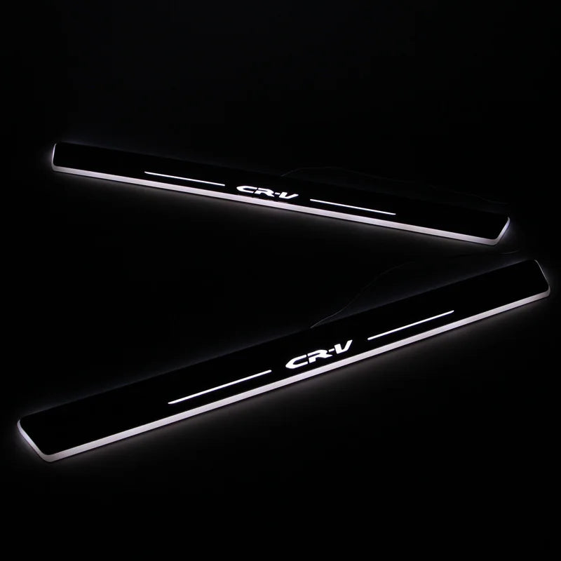 Pedal Lights For Honda CRV 2015-2018 Moving LED Welcome Car Scuff Plate Pedal Door Sill Pathway Light Or Customize