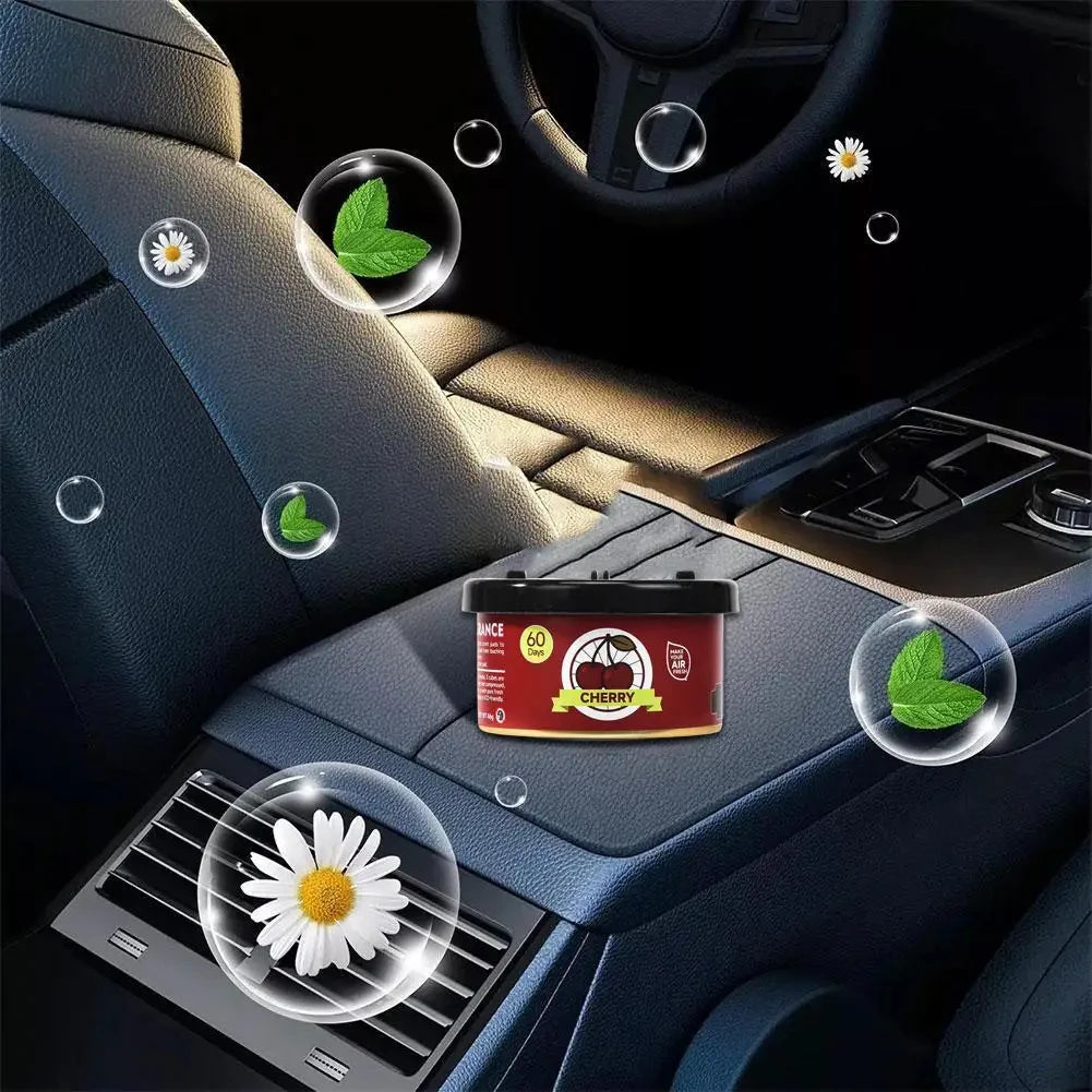 Car Air Freshener Bubble Gum Scent Cans Odor Eliminator With Lid Essential Long-Lasting Strong Fragrance For Auto Toilet Supplie