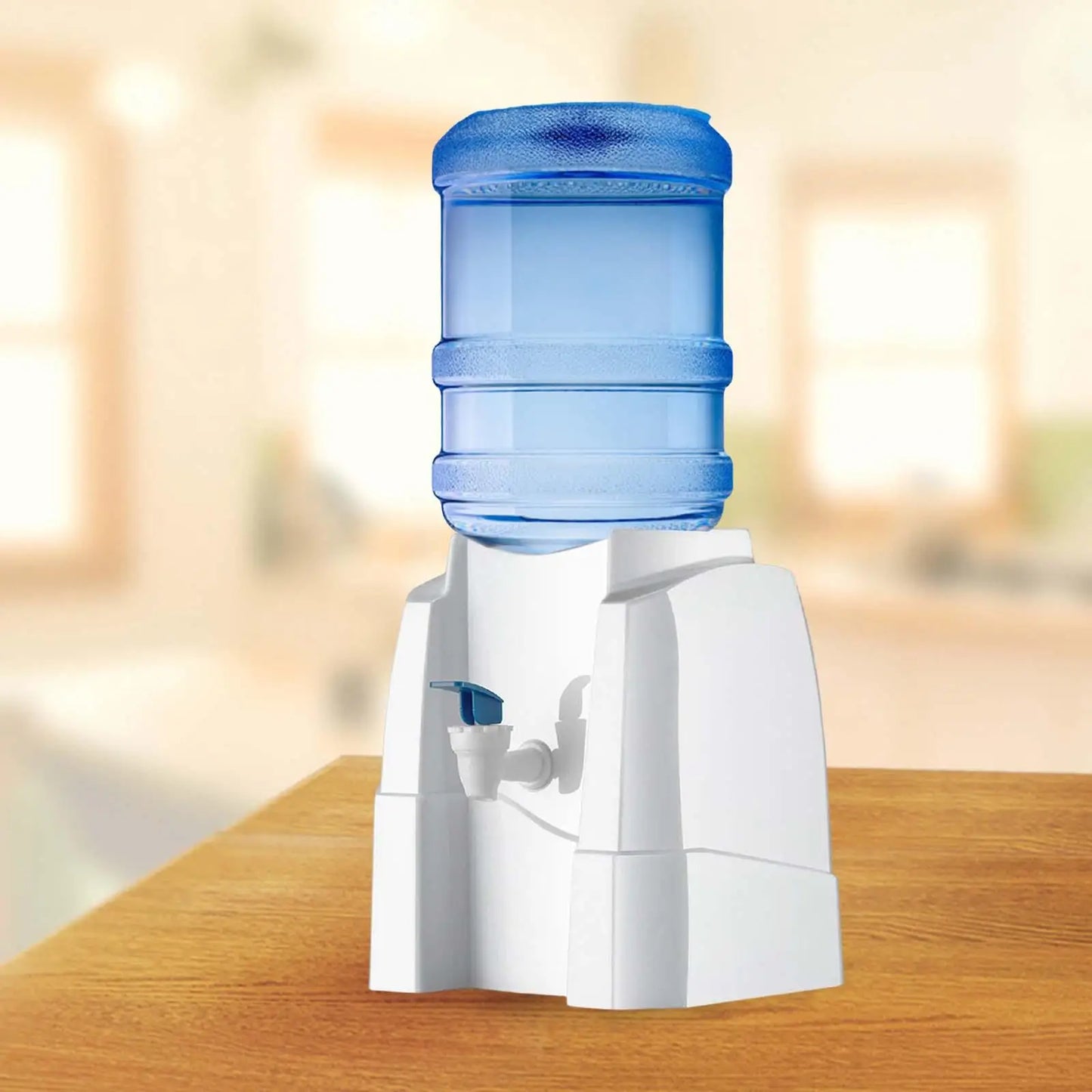 Desktop Water Dispenser Water Bottle Bucket Holder Mini Drinking Fountain Machine for Office Outdoor Kitchens Dinner Home