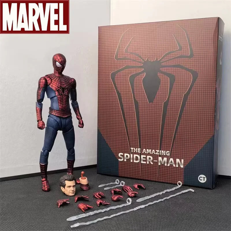 Ct Spider-Man S.H.F Classic Tobey Maguire Spiderman Shf Anime Action Figures Statue Figurine Model Collection Decorate Toy Gift