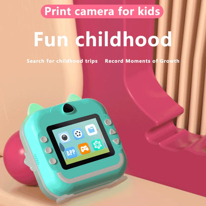 Children 1080P HD Digital Camera Toys Instant Print for Kids Thermal Print Camera Instant Print Photo Video With TF Memory Card