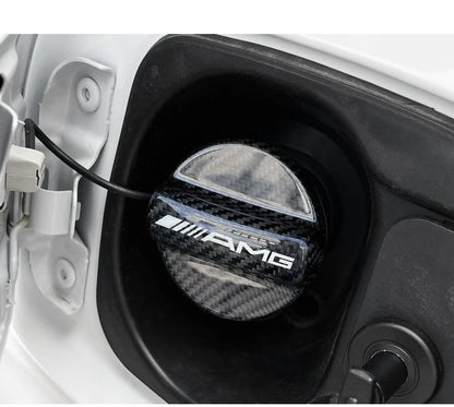 Car Fuel Tank Cap Cover Frosted Aluminum Alloy Lid Auto Accessories For Mercedes Benz AMG A B C E G C260 E300L A200L GLC300 CLA