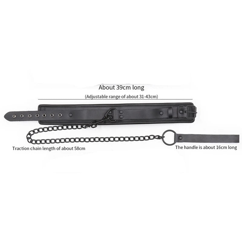 Top quality bdsm bondage set handcuffs and ankle collar fetish slave sex toys bondage man woman sex games for couples.
