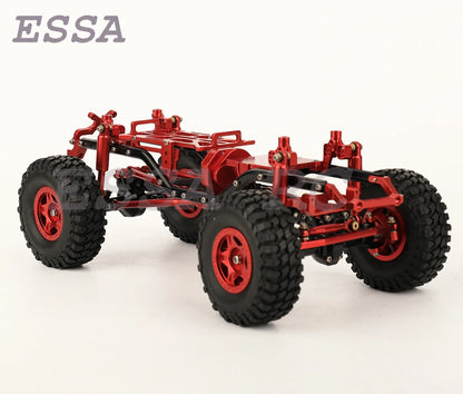 Axial SCX24 AXI00002 Wrangler Mini Model Car 1/24 RC Remote Control Climbing Car Off-road Car Metal Frame with Axles Wheel Hub