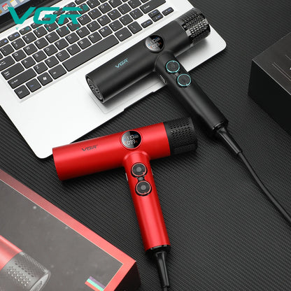 VGR Hair Dryer Professional Hot and Cold Adjustment 110000 RPM Hair Dryer Machine Powerful Hair Salon for Household Use V-401