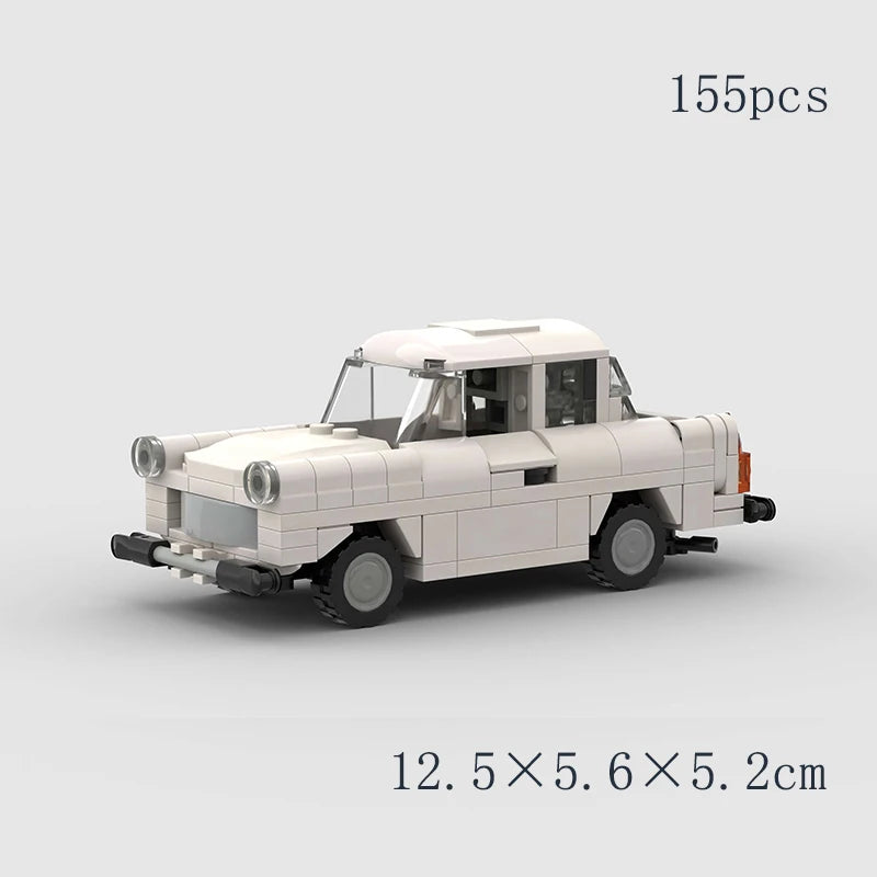 City Technique Speed Racing Car old Classic Sport Model Building Brick Super Racer Great Rally Vehicles Block Christmas gift Toy