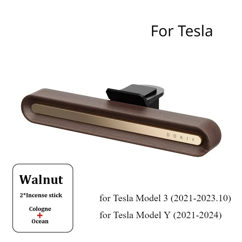 Car Air Freshener for Tesla Model 3 Y Dashboard Perfume Fragrance Air Purifier Aromatherapy Decoration Car Interior Accessories