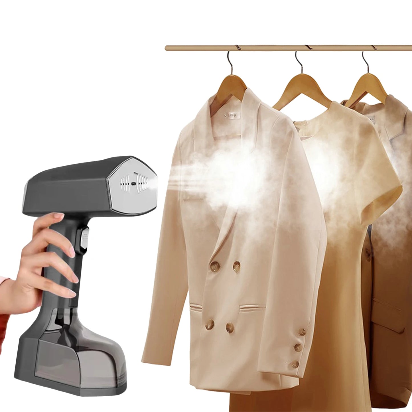 Clothes Steamer Fast Heat-up Clothing Steamer with Large 350ml Tank Portable Travel Steam Iron for Home & Travel