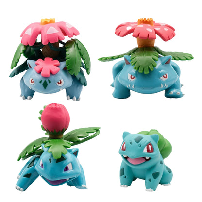 Evolution Line Pokemon Charmander Bulbasaur Squirtle Greninja Anime Action Toy Figures Doll Model Colletion Toys For Children