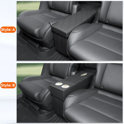 For 6-seater Tesla Model YL second row seat aisle storage box, multi-purpose storage box in the car, 2 styles to choose from