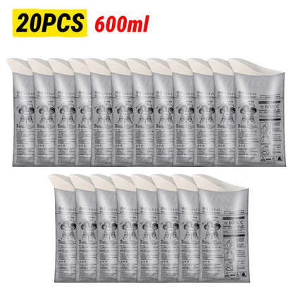 Outdoor Emergency Urinate Bags 600/700ml Disposable Travel Mini Mobile Toilet Unisex Pee Bag Vomiting Bag for Baby Women Men