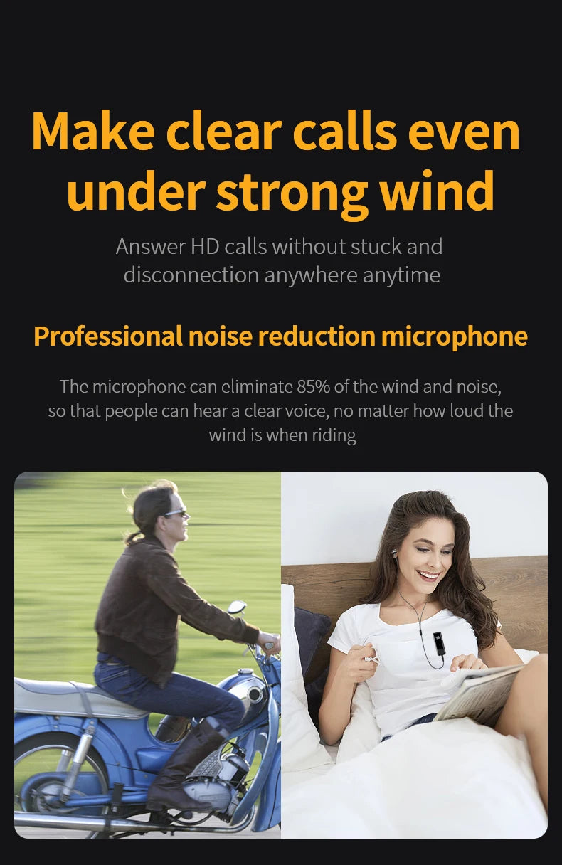 Bluetooth 5.3 Receiver Adapter Wireless Audio Adapter 3.5mm AV/AUX Jack ANC+ENC Active Noise Reduction Reciever For Car PC