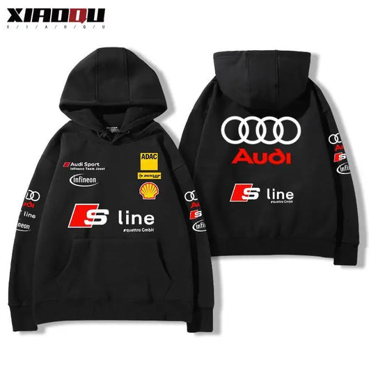 Audi Audi RS Performance Racing Peripheral Hooded Sweater Men's and Women's Tops Versatile Trendy Streetwear