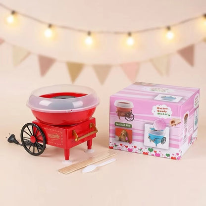 450W Mini Cotton Candy Maker for Home Party DIY Sweet Marshmallow Machine Support Less Oil 110V 220V Version Not Universal
