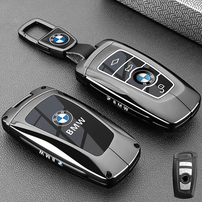 Alloy Metal Car Remote Key Case Cover Shell Holder For BMW F30 F20 F10 F18 F22 F01 X3 X4 F06 F02 M3 M5 Auto Keychain Accessories