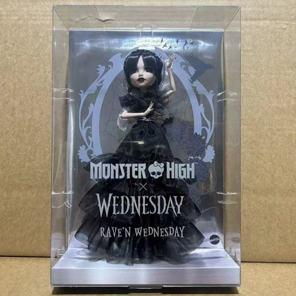 Original Monster High High School Wednesday Third Generation G3 Ghost Doll Doll, Mobile Collection HXH77 Christmas Gift