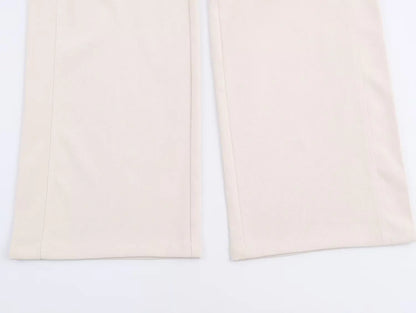 Autumn Pants Sets Women's 2025 New Fashion Loose Elegant Warm Women's Sets Chic Street Travel Holiday Autumn 2-piece Suits