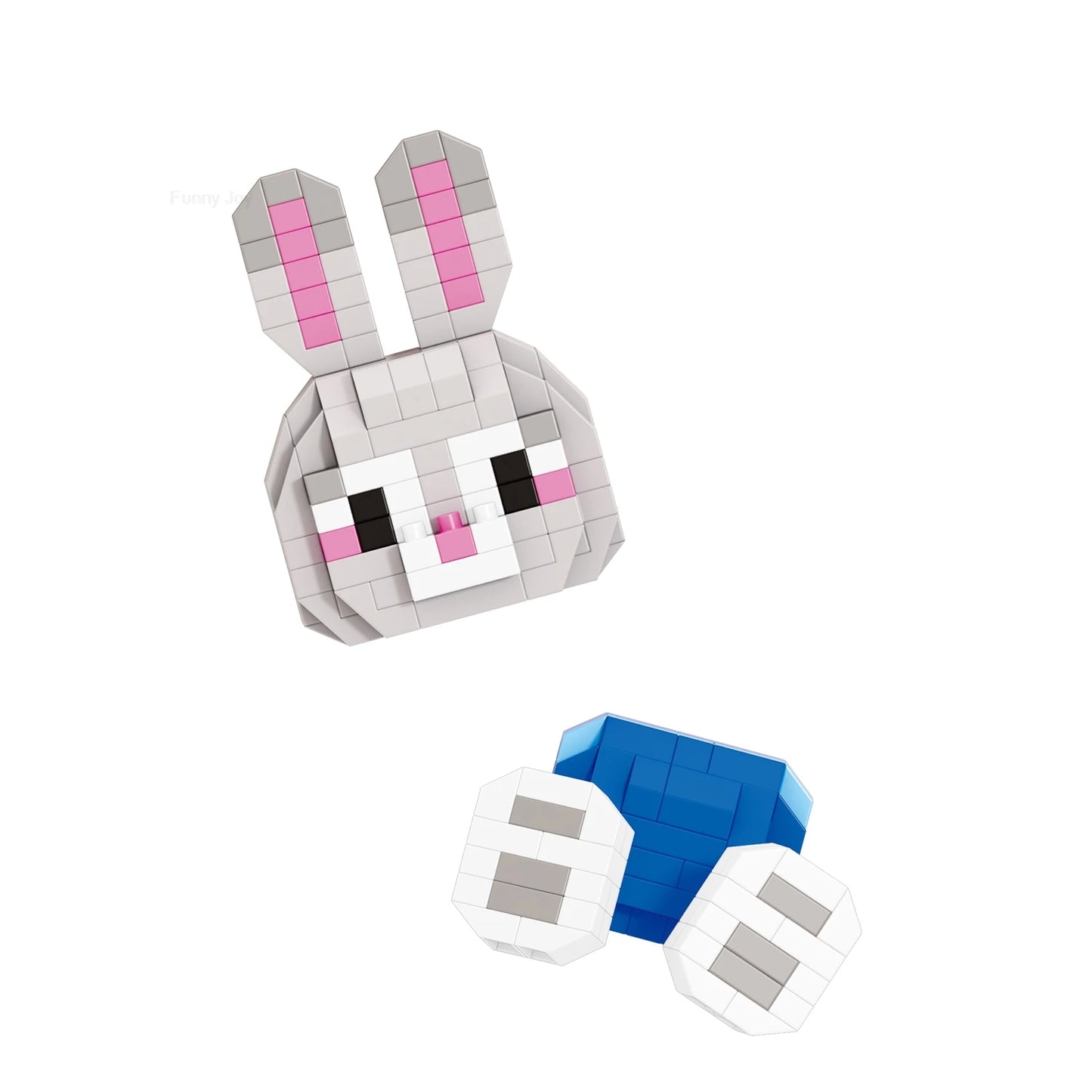 Cartoon Anime Hello Kitty Panda Refrigerator Magnet Blocks Kuromi My Melody Cinnamoroll Building Blocks Toy Kids Birthday Gift