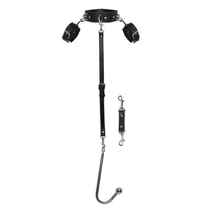 Alternative Sexual Couples Kit Metal Anal Hook Harness Necklace Bondage Handcuffs BDSM Sex Toys for Women Sadomasochism Accessor