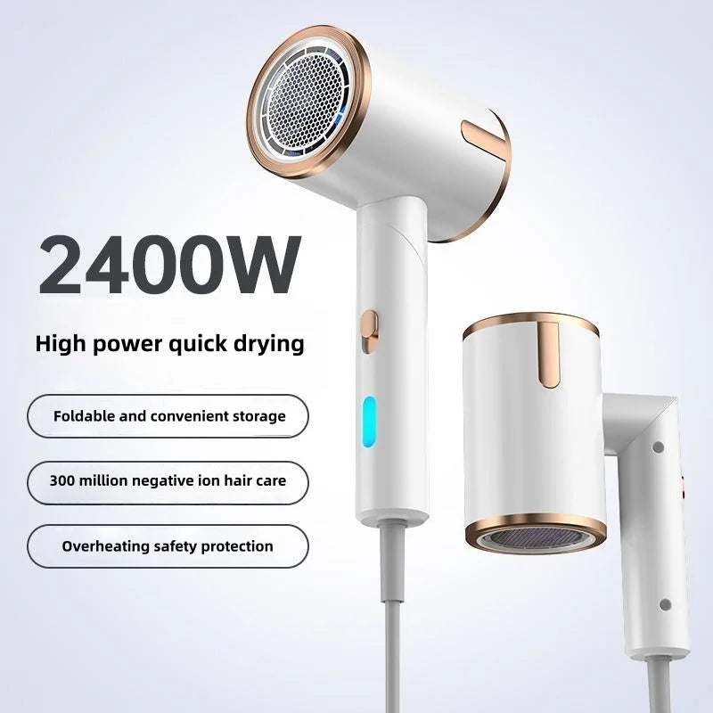 2026 Foldable Hair Dryer With Strong Wind Speed Of 9 Seconds And Quick Drying For Travel/Student Dormitories. Silent Hair Dryer