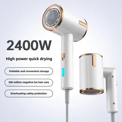 2026 Foldable Hair Dryer With Strong Wind Speed Of 9 Seconds And Quick Drying For Travel/Student Dormitories. Silent Hair Dryer