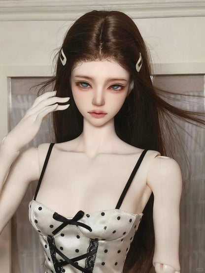BJD Doll 1/3 Beautiful Woman Mari High Quality Articulated Puppet Toy Gift Dolly Model Dolls in Assembly free shipping