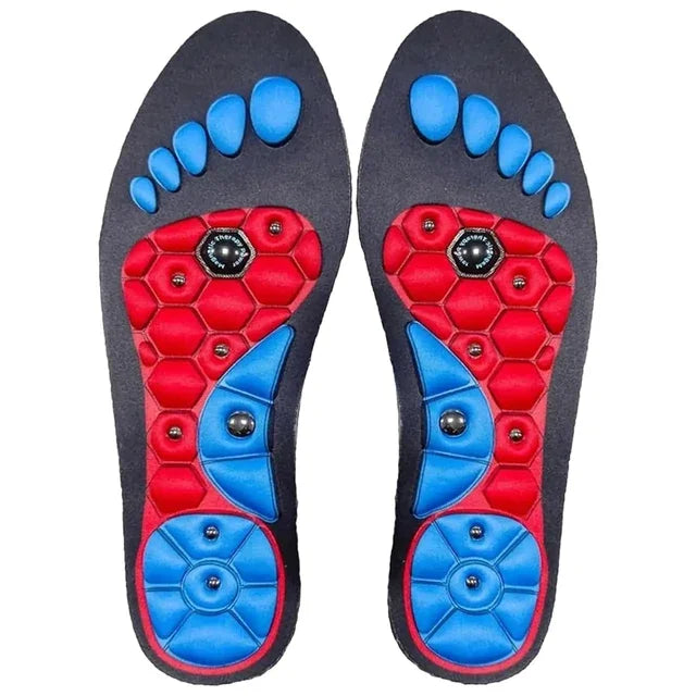 1 Pair Magnetic Therapy Foot Acupressure Insole Arch Support Health Massage Shoes Soles Reflexology Anti-fatigue Comfort Inserts