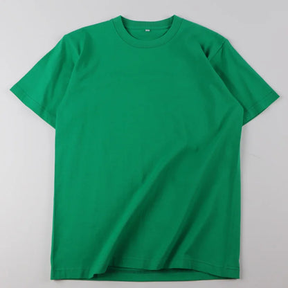 Bornladies 2025 Women's Summer 100% Cotton T-shirt Bottoming Basic Fashionable Solid Lady Short Sleeve Loose Tops Shirts