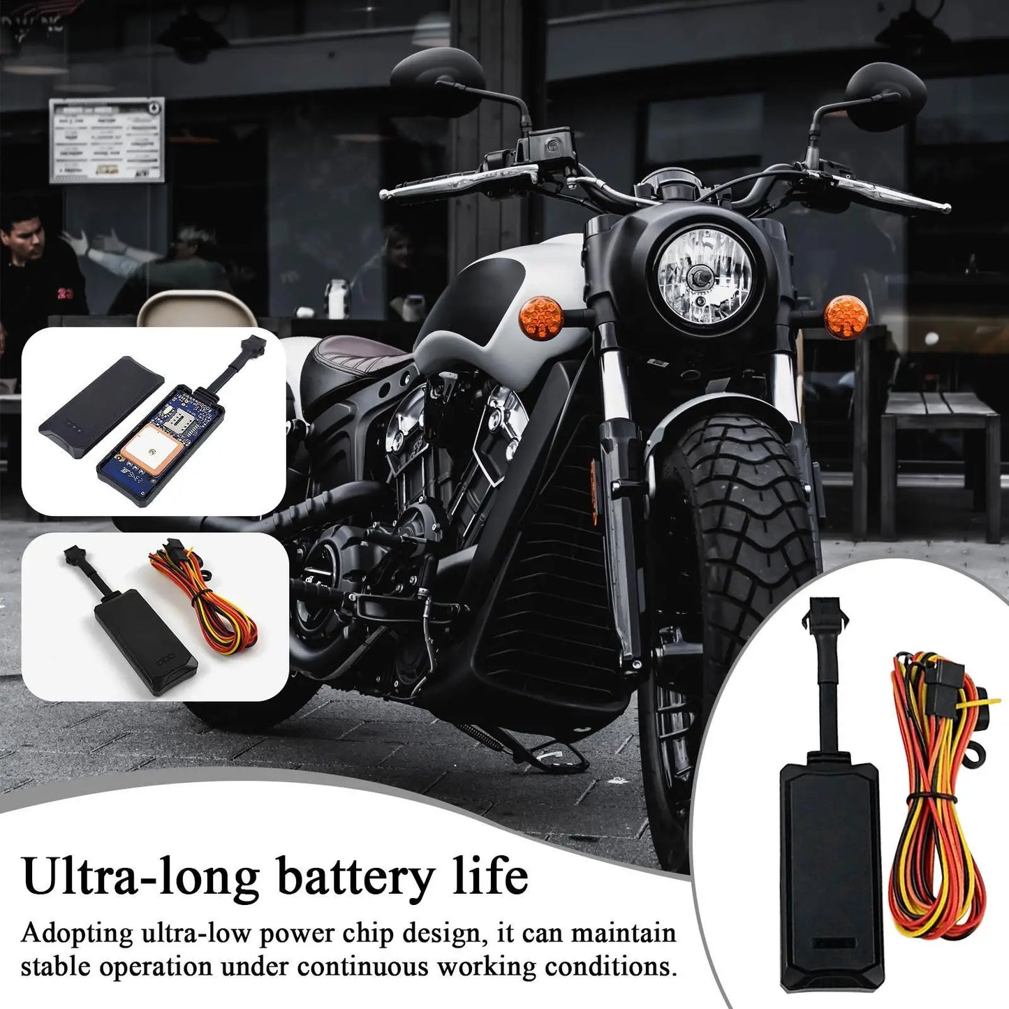 Car Trackers Long Battery Discreet Movement Alert Tracker Device For Vehicles For Theft Prevention Driving Security Trailer RV