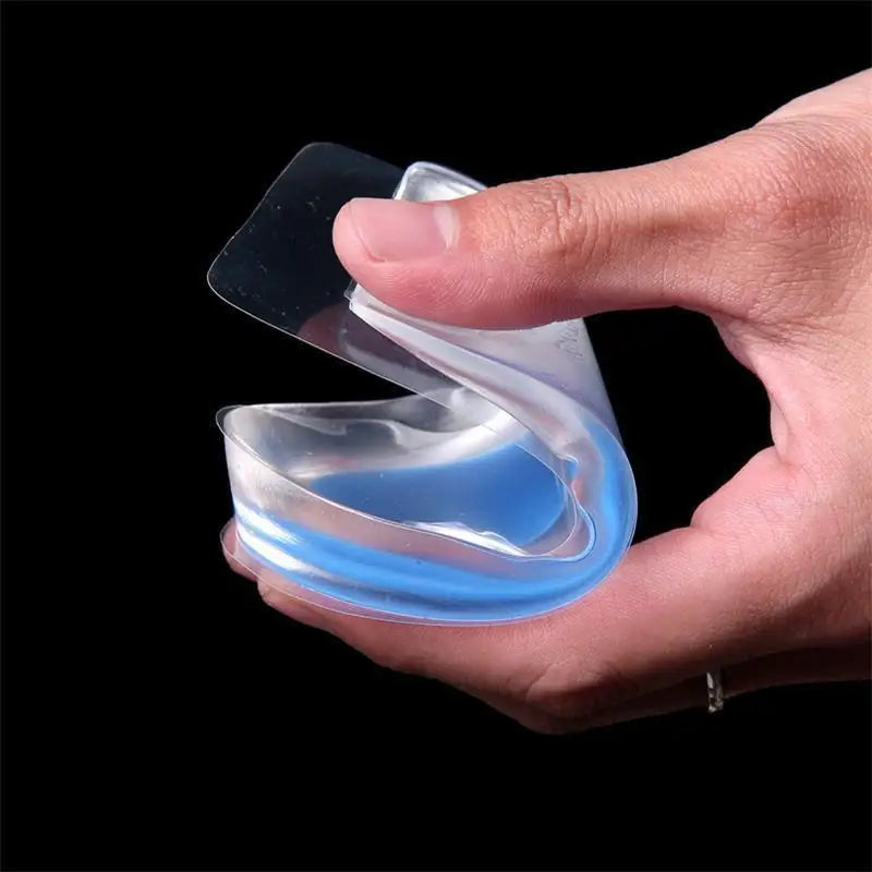 Soft Silicone Gel Insoles New1pair Heel Spur Pain Relief Foot Comfort Shoe Insertsoles Foot Care Accessories Chinese Origin