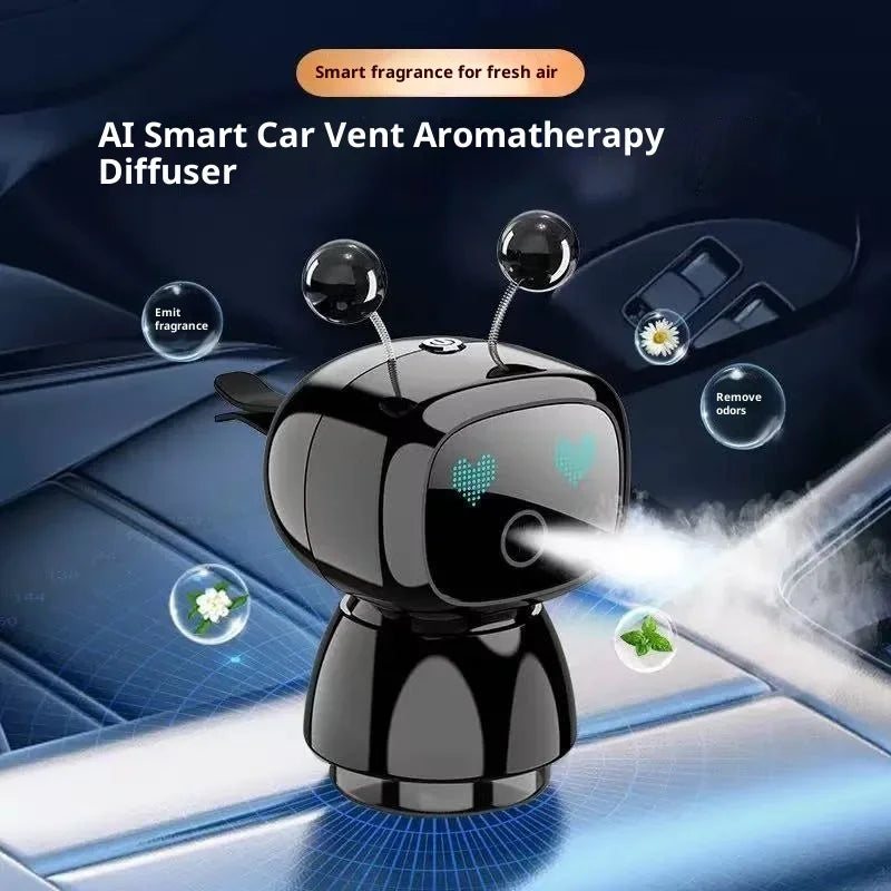 Smart Car Aromatherapy Robot Perfume Vehicle Air Purification Humidifier Fully Automatic Fragrance Sprayer