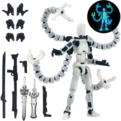Hot 13 Action Figure Dummy Death Swordsman Titan 13 Action Figures T13 Multi-Jointed Movable Lucky 13 Action Figure Nova Gift