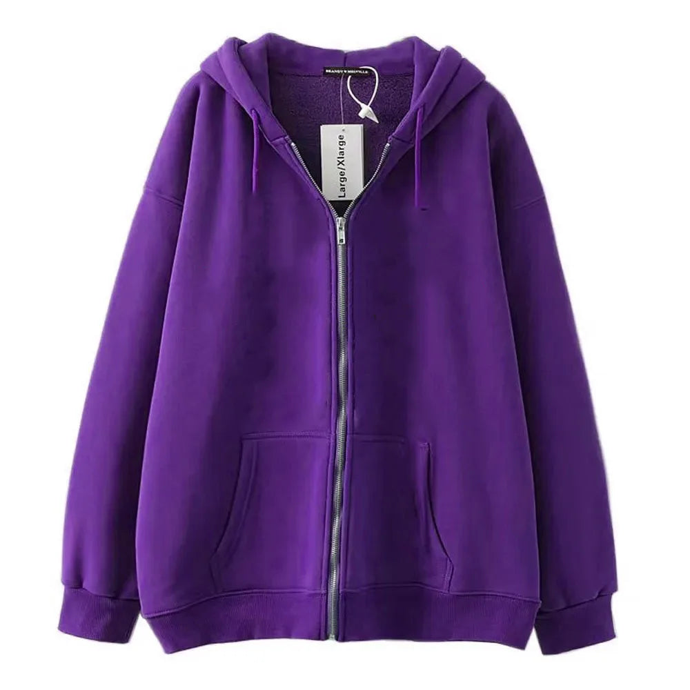 Plus Size cardigan Hoodie grunge punk silmY2K top rock aesthetic high street casual fashion urban women Hoodie Casual hooded