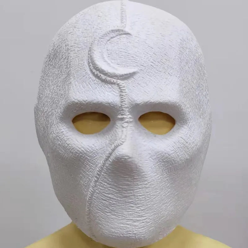 Anime Peripherals Marc Spector Figure Mask Hood Moon Knight Figurine Weaponry Decoration Collection Gifts Safety Toys
