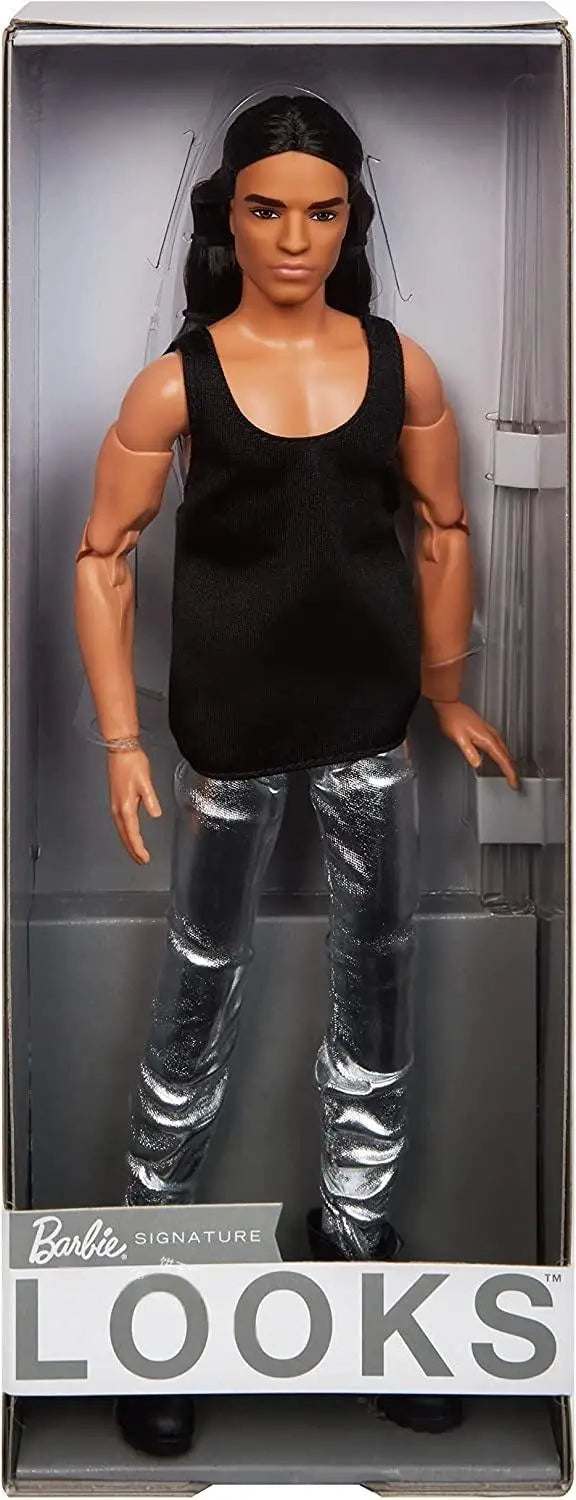 Authentic Barbie Looks Series Fashion Collection Dolls Black High Sister Collection Items Girls' Social Multi Joint Play Toys