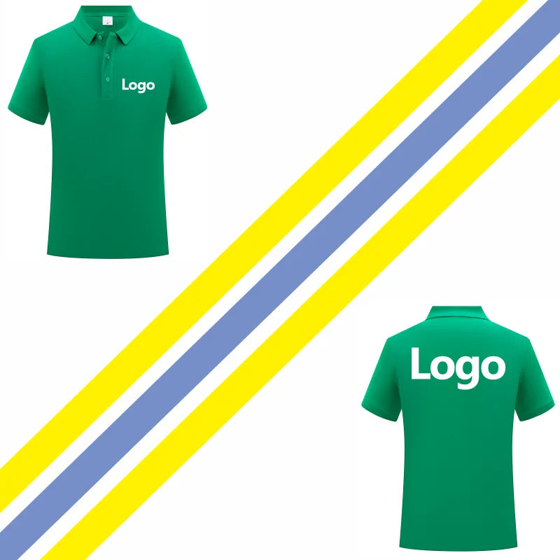 KAISING High-Quality Pure Cotton Polo Shirt Custom Logo Print Personal Design Tops Embroidery Summer Men And Women Clothing S-4X