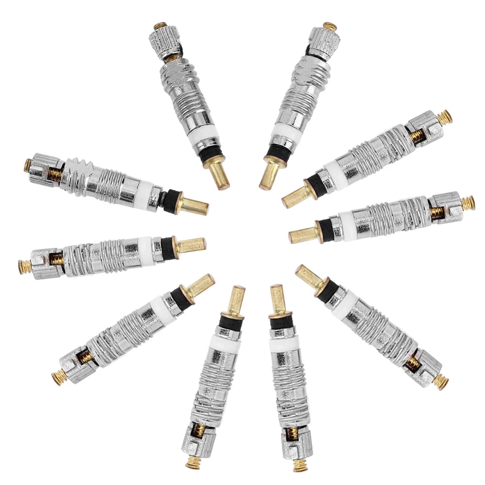 5-1000Pcs Detachable Presta Bicycle Valve Core Replacement Brass CNC FV MTB Road Bike Tire Tubes Service Parts Repair Tools