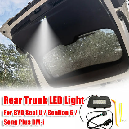 For BYD Seal U/Sealion 6/Song Plus LED Trunk Tailgate Lighting & Welcome Light Ultra-Bright Upgrade Kit Car Accessories Interior