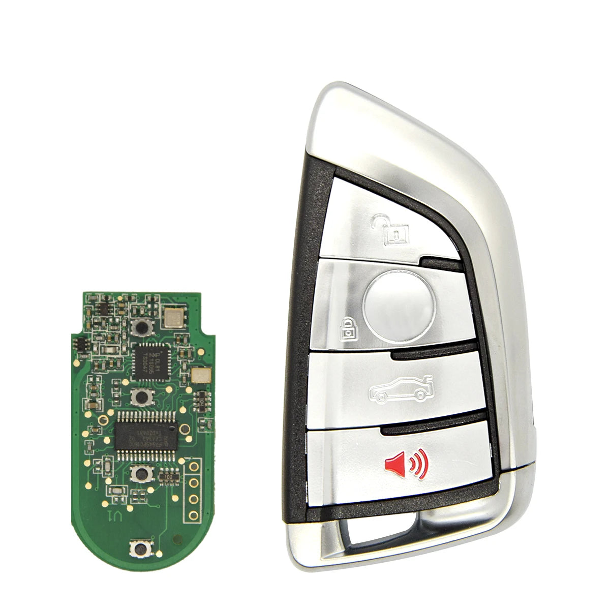 BESTKEYKeyless Go Car Key Fob For BMW 1 3 5 7 Series X1 X3 X5 X6 X7 F CAS4 CAS4+ FEM 2011-2017 PCF7945 3/4 Button 315/434/868MHZ