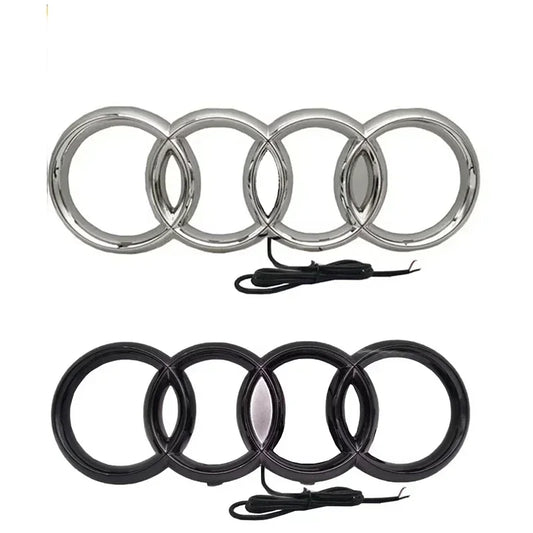 LED Car Dynamic Streamer Badge Light Front Grille Emblem for Audi Q7 Q8 S3 A1 A2 A3 A4 A5 A6 Q3 Q4 Q5 Q6 S5 S7 A7 Q2 Accessories