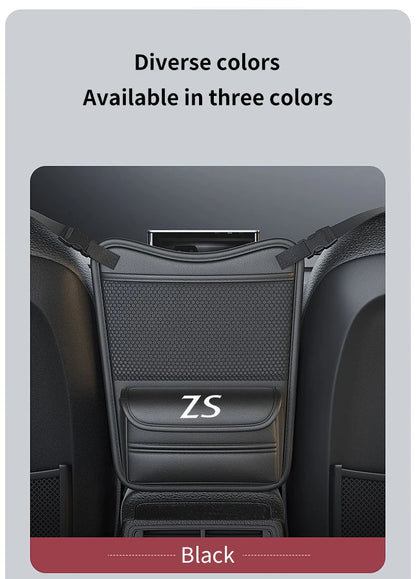 Car Organizer For MG ZS Seat Storage Box Car Hanging Storage Bag Tissue Box Car Stowing Tidying Storage Pocket