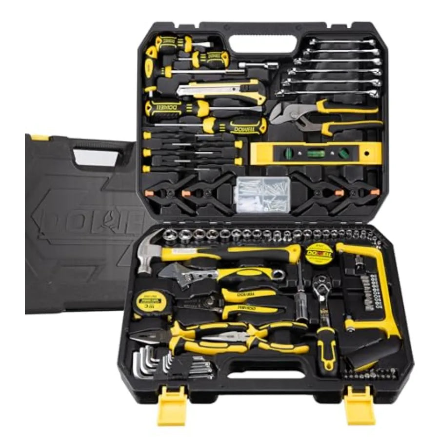Mechanic Tool Set Socket Wrench Auto Repair Tool Set 228-Piece Hand Tool Kit Toolbox Storage Case