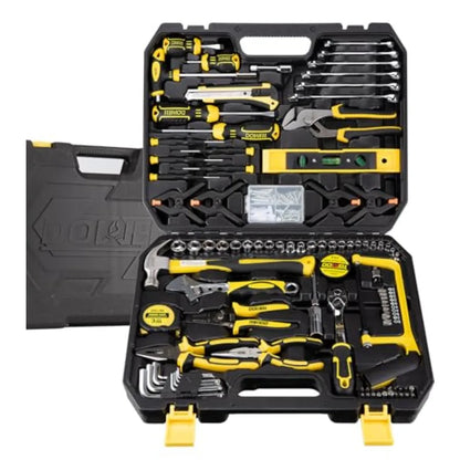 Mechanic Tool Set Socket Wrench Auto Repair Tool Set 228-Piece Hand Tool Kit Toolbox Storage Case